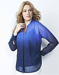 Ombre Blouse with Camisole