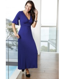 Kimono Jersey Maxi Dress