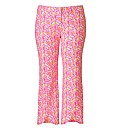 Print Slim Leg Trousers