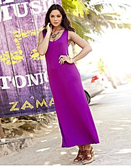 Sleeveless Jersey Maxi Dress
