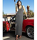 Sleeveless Jersey Maxi Dress