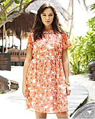 Poppy Print Shirt Dress