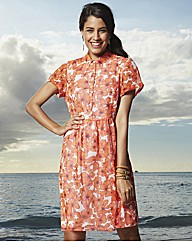 Poppy Print Shirt Dress