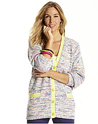 Knitted Multicoloured Cardigan