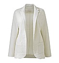 Petite Spot Print Jersey Blazer