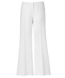 Wide Leg Linen Trousers Length 30in