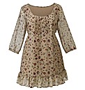 Floral Hem Tunic