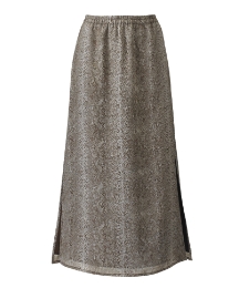 Animal Print Column Skirt