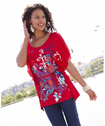 Placement Print Top