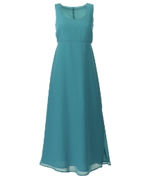 Colour Block Side Split Maxi Dress