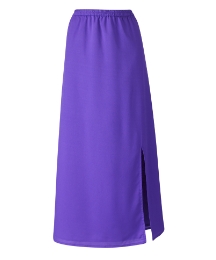 Side Split Maxi Column Skirt