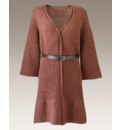 Chunky Knit Belted Cardigan