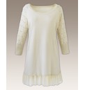 Frill Hem Pearl Embellished Jumper