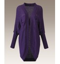 Chunky Knit Cable Knit Shawl Cardigan