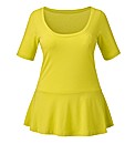 Peplum Jersey Top Longer Length