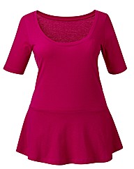 Peplum Jersey Top