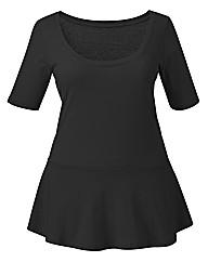 Peplum Jersey Top