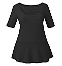 Peplum Jersey Top