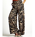Print Palazzo Trousers Length 30in