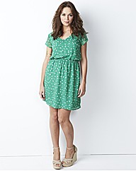 Foil Printed Dress