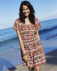 Aztec Print Dress