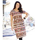 Aztec Print Dress