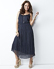 Polka Dot Midi Dress