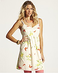 Sleeveless Printed Tunic Vest