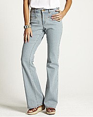 Stretchy Flared Jeans 31in