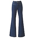 Stretchy Flared Jeans 31in