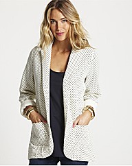 Spot Jersey Blazer
