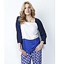 Colour Block Woven Top