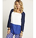 Colour Block Woven Top