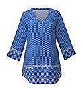 Tile Print Tunic