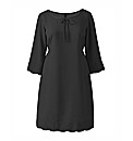 Scallop Hem Dress