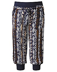 Crop Printed Harem Pants