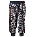 Crop Printed Harem Pants