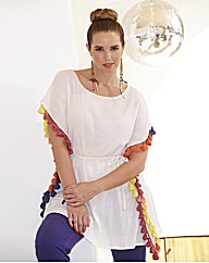 Ombre Tassel Kaftan Tunic