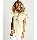 Broderie Anglaise Trim Blouse