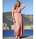 Embroidered Maxi Dress