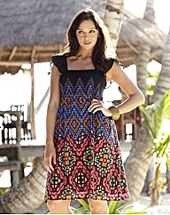 Aztec Print Dress