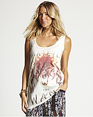 Skull Printed Vest