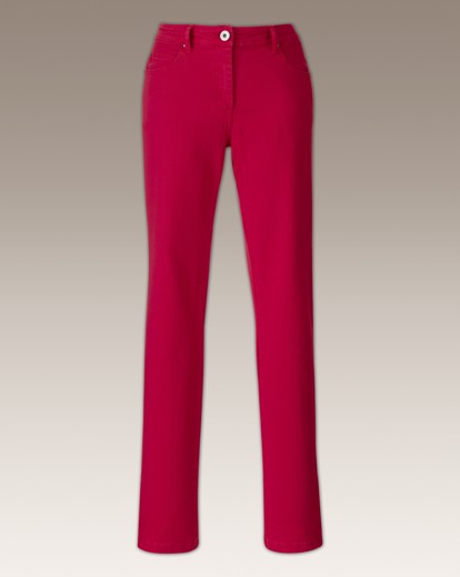 red skinny jeans
