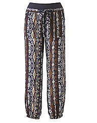 Print Harem Pants