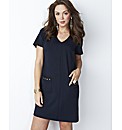 Ponte Stud Tunic Dress