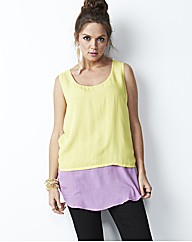 Colourblock Woven Vest