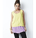 Colourblock Woven Vest