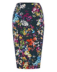 Helene Berman Midnight Flowers Skirt Helene Berman Midnight Flowers Skirt