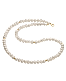 Gold-Plated Freshwater Pearl Necklace