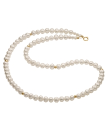 Gold-Plated Freshwater Pearl Necklace